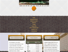 Tablet Screenshot of makkahmasjid.net
